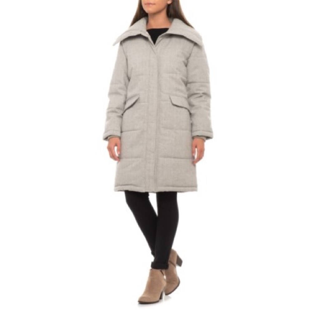 PLAID THERMAL- PUFFER JACKET in size L